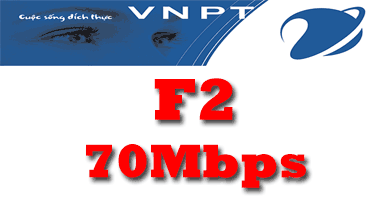 Gói cước cáp quang VNPT F2 tốc độ 70Mb