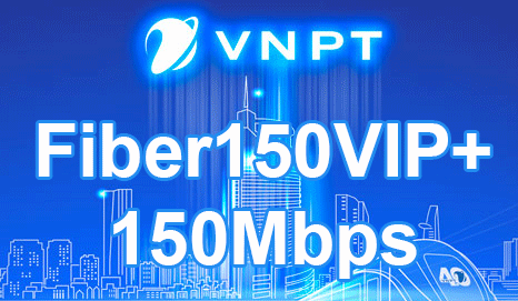 Gói cước Fiber150VIP+ VNPT