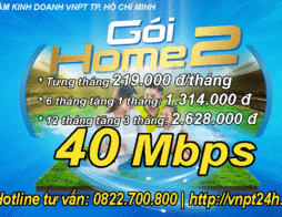 VNPT H.Bình Chánh. Lắp wifi VNPT Bình Chánh gói 40Mbps 219K/tháng