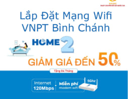 Lắp đặt mạng internet của VNPT tại khu vực Bình Chánh