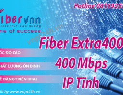 VNPT Doanh nghiệp | Gói cước cáp quang VNPT FiberExtra400 tốc độ 400Mb