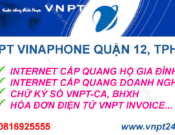 Lắp Mạng Internet VNPT Hiệp Thành, Quận 12, TPHCM