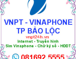 VNPT Bảo Lộc khuyến mãi lắp mạng internet VNPT, truyền hình Mytv 04-2022