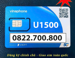 [Hotline 0822700800] Sim Data Không Giới Hạn U1500 của Vinaphone tại Bình Dương